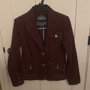Brown Women's Tailored Blazer Jacket by Zero, size 10/40